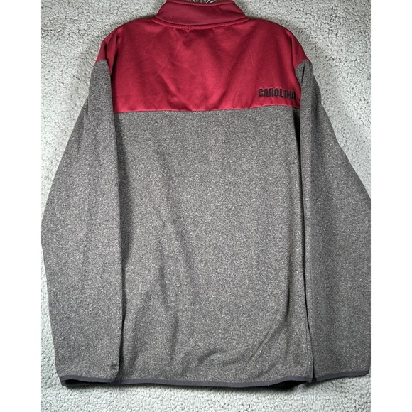 South Carolina Gamecocks Jacket Fleece Full Zip Men XL Gray College Apparel - Picture 2 of 8